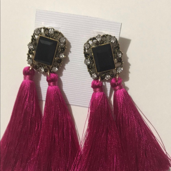 Tassel earings! $7 each pair - Picture 2 of 3